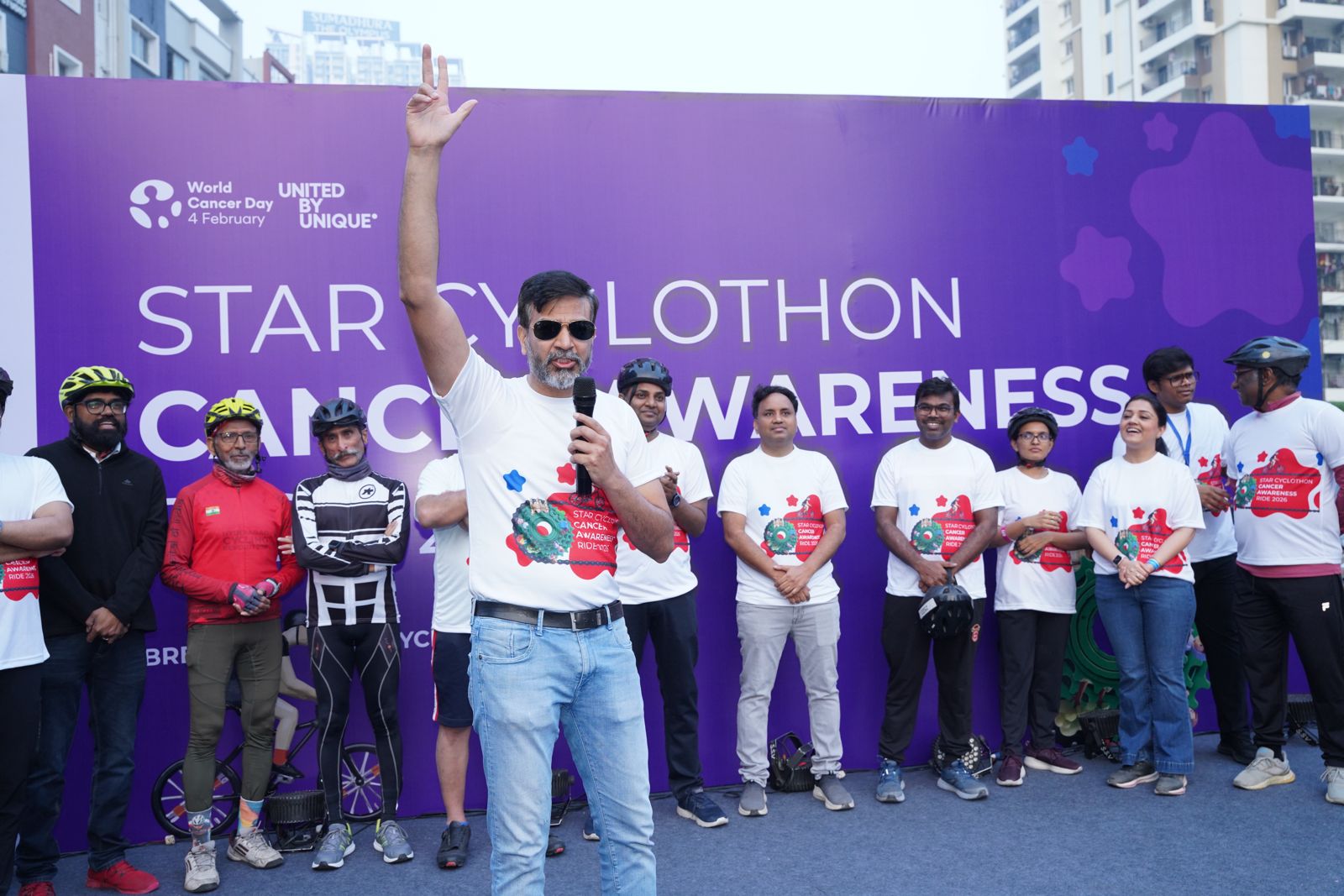 క్యాన్సర్ పై సమరం: స్టార్ హాస్పిటల్స్ ఆధ్వర్యంలో వేయి మంది సైక్లిస్టుల మహా ప్రదర్శన